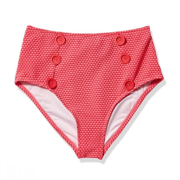 Heart and Harmony High Waist Hipster Bottom Bikini Swimsuit bottoms NEW - Picture 1 of 6